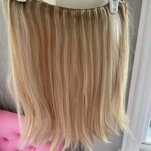 Covet and Mane custom Blonde 17” extensions 8 wefts